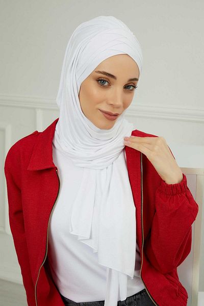Aisha's Design Practical Combed Shawl - Multi Cross Sewing, PS-41