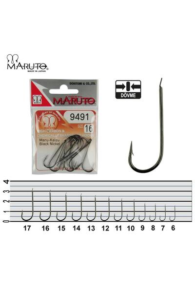 MARUTO 9491 BN Düz Olta İğnesi