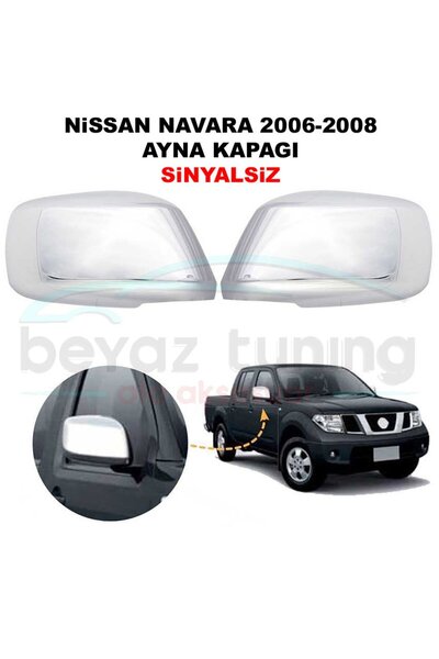 Niken Nissan Navara Ayna Kapağı Kromu Nikelajı 2006-2008