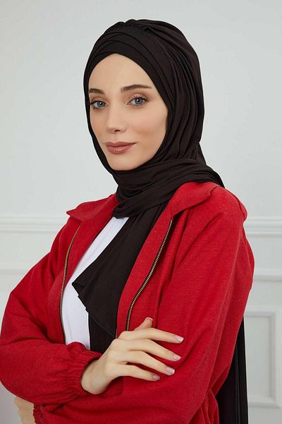 Aisha's Design Practical Combed Shawl - Multi Cross Sewing, PS-41