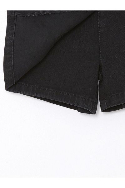 LC Waikiki Lcw Kids Elastic Waist Girl's Jean Shorts Skirt