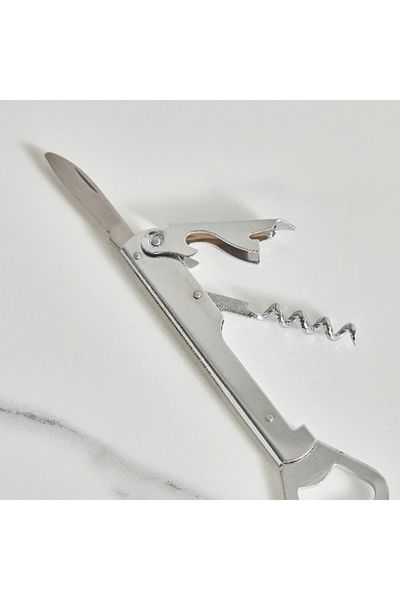 Home Box Barwell Waiters Corkscrew and Opener with Knife
