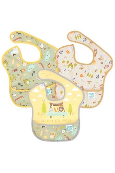 Bumkins Superbib Önlük 3'lü Paket - Happy Campers