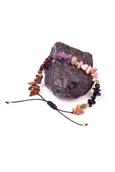 Taş Sandığı Scorpio Natural Stone Bracelet - Unshaped Stones