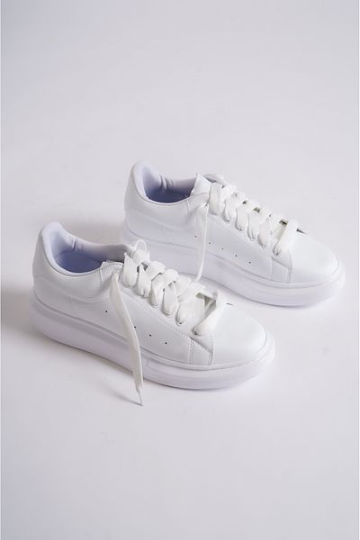 Mubiano Mbmcq1000-bb Pantofi sport și pantofi sport pentru bărbați cu talpă groasă alb/alb