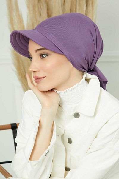 Aisha's Design Bandana Bonnet with Visor - B-71