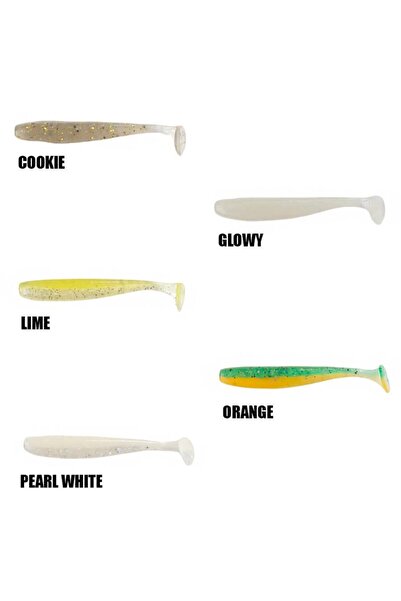 RYUJI Slim Shaker 6.5cm 1.4gr Lrf Silikon Yem (10 LU PAKET) Pearl White