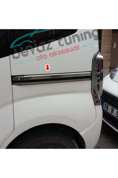 Niken Citroen Nemo Kapı Sürgü Kromu Nikelajı 2007 Sonrası