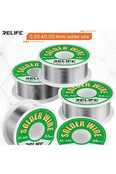 Choice 0.5mm Relife Rl-445 0.3/0.4/0.5/0.6mm High Purity Solder Wire Rosin Core 25g Tin Wire Various Electr