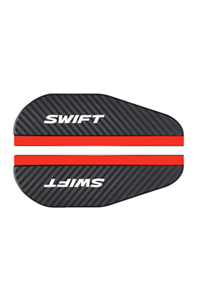 Choice غطاء حاجب المطر لمرآة الرؤية الخلفية للسيارة من سويفت، قطعتين من ألياف...