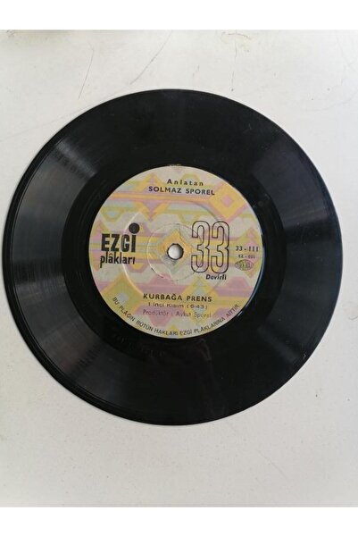 Plakperest Kurbağa Prens - Anlatan: Solmaz Sporel - Türkiye Basım 33 Devir Masal Plağı