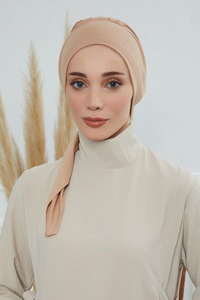 Aisha's Design موديل B-49 بونيه قطني ممشط
