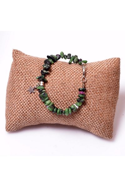 Taş Sandığı Anyolite Stone Unshaped Bracelet - Broken Stone Bracelet