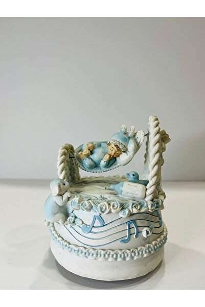 karinabest Sleeping Peacefully 14-10 cm Kurmalı Kendi Ekseninde Dönen Seramik...