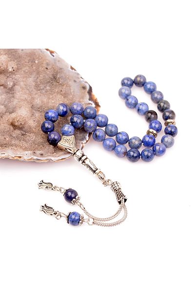 Taş Sandığı Dumortierite Stone Rosary (8 Mm)