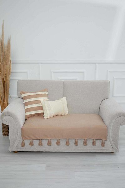 Aisha's Design غطاء أريكة معنقدة مقاس 90x55 سم - Ko-19ik