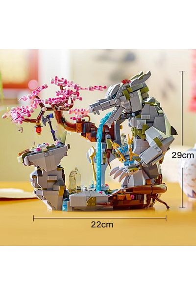 Choice Moc Dragon Stone Shrine Model Building Blocks Toys Fit 71819 Birthday Gift