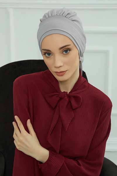 Aisha's Design Aerobin Pleated Ready Turban - Ht-91