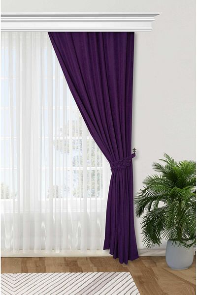Aisha's Design ستارة خلفية بحافة يمين مع إكسسوارات زهور - PR-3SAG