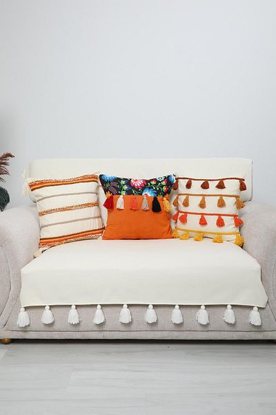 Aisha's Design 180X155 cm Tufted Sofa Cover - Back and Seating Covering, Ko-31Ik