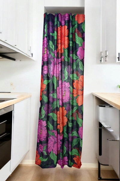 Asf Dijital baskı modern fon perde