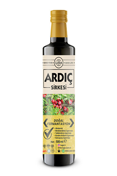 Luga Ardıç Sirkesi 500 ml - Doğal Fermantasyon, Katkısız