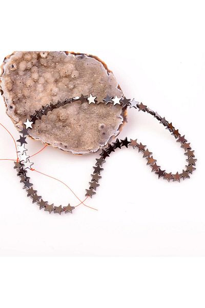 Taş Sandığı 8 mm Hematite Stone - Star Shaped Array