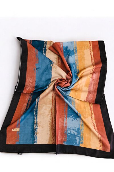 Akel Pastel Patterned Digital Soft Shawl