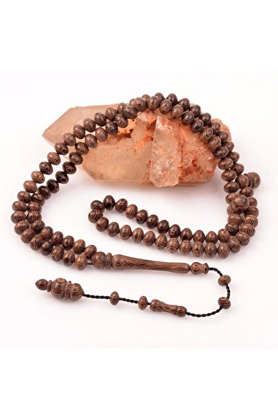 Taş Sandığı Venge Ağacı Dua Tesbihi - 6*8 Mm
