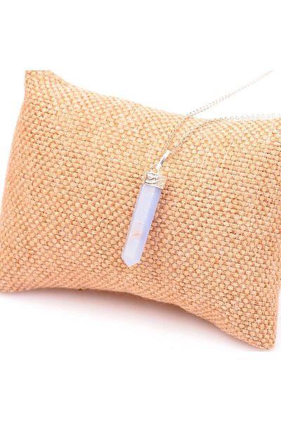 Taş Sandığı Angel Stone Pile Necklace / Angelite Stone
