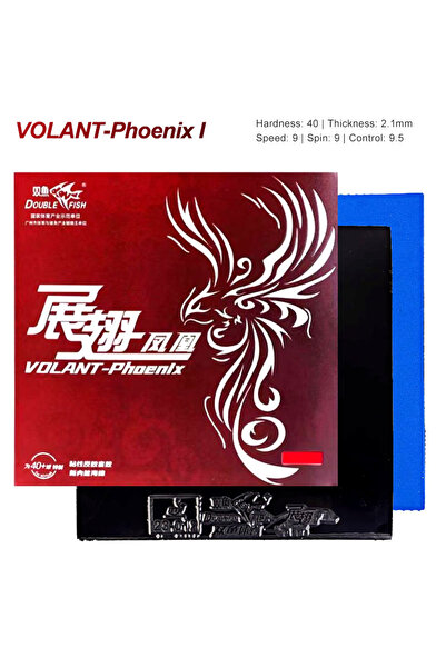 Choice تنس طاولة فولانت-1 بلاك 40 دوبل فيش فولانت-فينيكس لحلقة تنس طاولة سريعة الهجوم مع