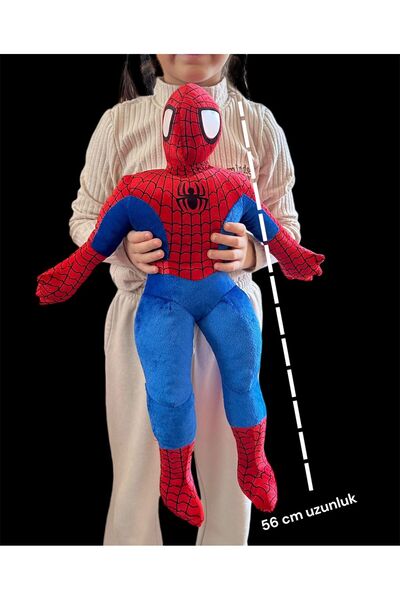 tmtoysandmore Örümcek Adam Kaliteli İthal Peluş Oyuncak Dev Boy (56 Cm)