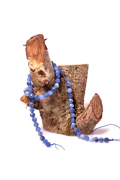 Taş Sandığı Blue Kyanite Stone String 6mm - Faceted