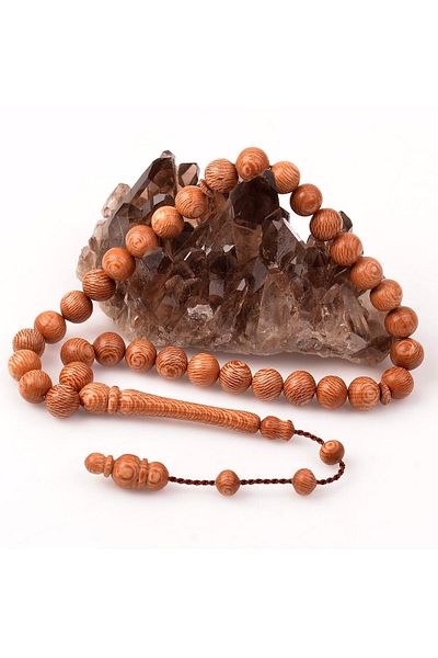 Taş Sandığı Plane Tree Prayer Beads - 9.5 mm