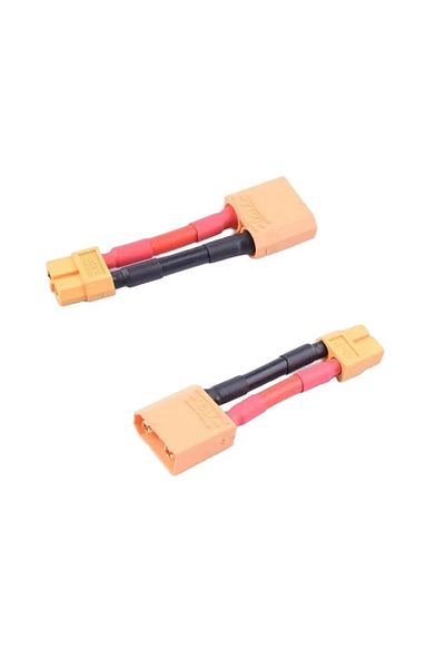 Choice 2pcsxt90 M To Xt60 F 2 Pcs Male Xt90 To Female Xt60 Battery Adapter 12awg Rc Battery Charging Cable