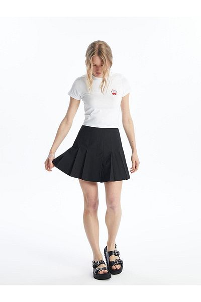 LC Waikiki Fusta plisată pentru femei XSIDE Y Slim Fit