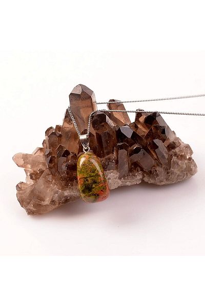 Taş Sandığı Unakit Stone Unshaped Necklace