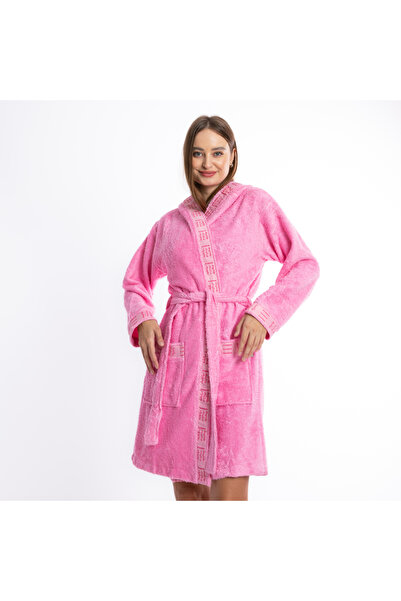 Beyzateks Tekstil Bambusz luxus női antibakteriális kapucnis fürdőköpeny