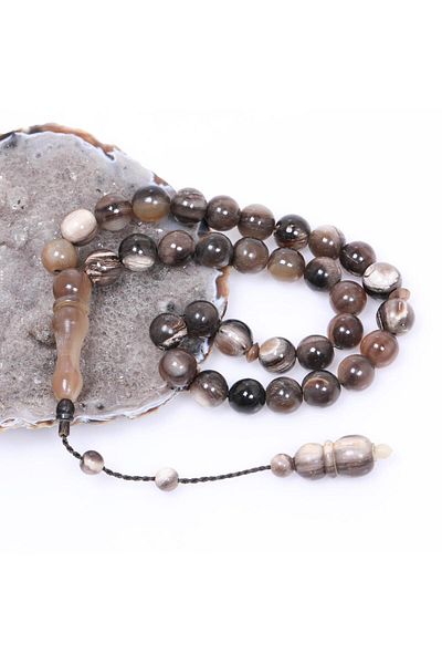 Taş Sandığı Buffalo Horn Rosary (10 mm)
