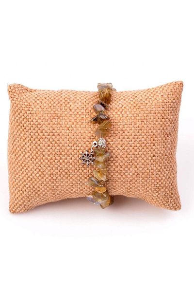 Taş Sandığı Labradorite Stone Unshaped Bracelet