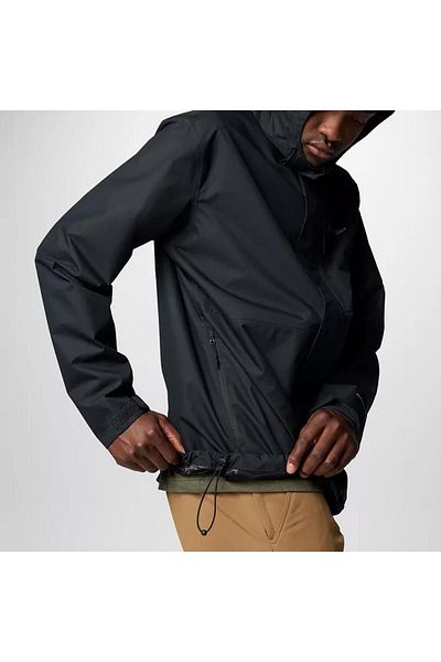 Columbia Hikebound Ii Men's Black Raincoat - Wm2619-010