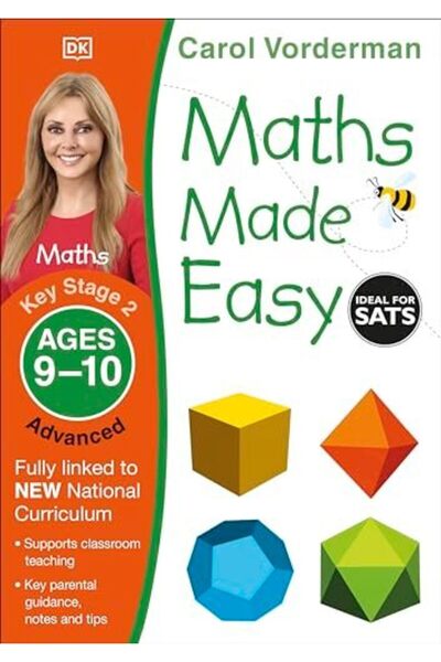 Dorling Kindersley الرياضيات سهلة للأطفال من سن 9 إلى 10 سنوات، المرحلة الأسا...