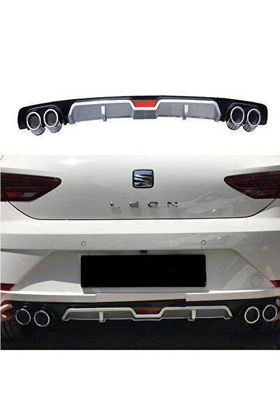 Universal Seat Leon Difüzör Arka Tampon Eki 4 Egzoz Çıkışlı