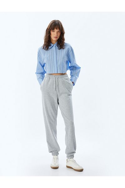 Koton Taschen-Jogginghose mit drei Fäden und Taillenbändern