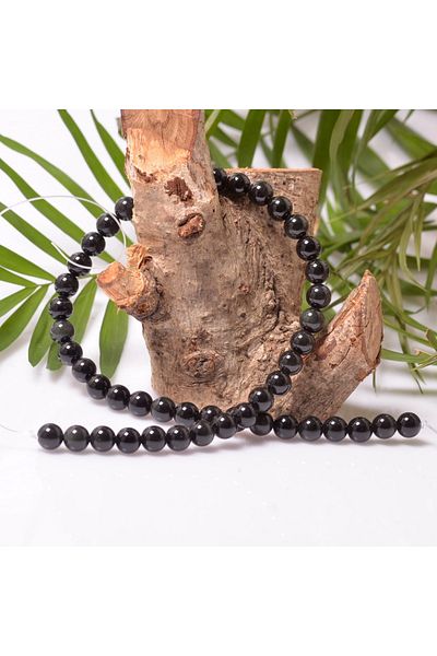 Taş Sandığı Rainbow Obsidian Stone String - 8 mm