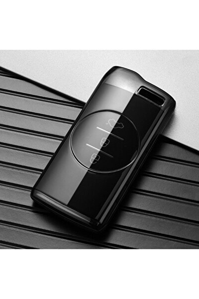 Choice1 جراب شفاف أسود بثلاثة أزرار من مادة TPU لمفتاح السيارة عن بعد مناسب ل...