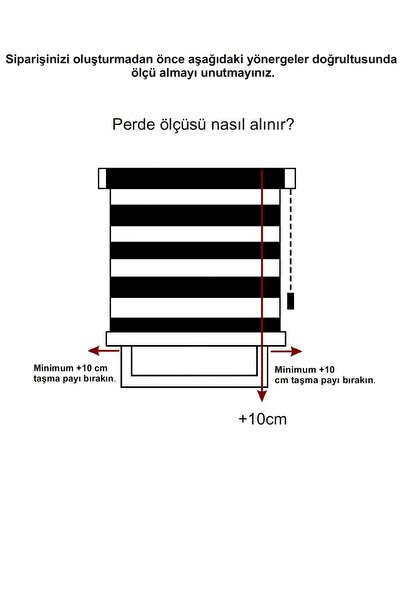 GİVAYO STOR Modern Ekru Pliseli Etek Dilimli Zebra Stor Perde