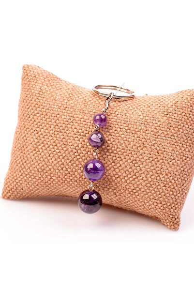 Taş Sandığı Μπρελόκ με πέτρα αμέθυστο