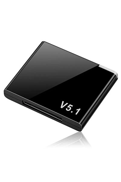 Vikefon جهاز استقبال صوتي بلوتوث 5.1 أسود اللون من نوع I-WAVE ذو 30 دبوسًا، يدعم تقنية A2DP، محول لاسلكي صغير للموسيقى لأجهزة iPhone و iPod 30