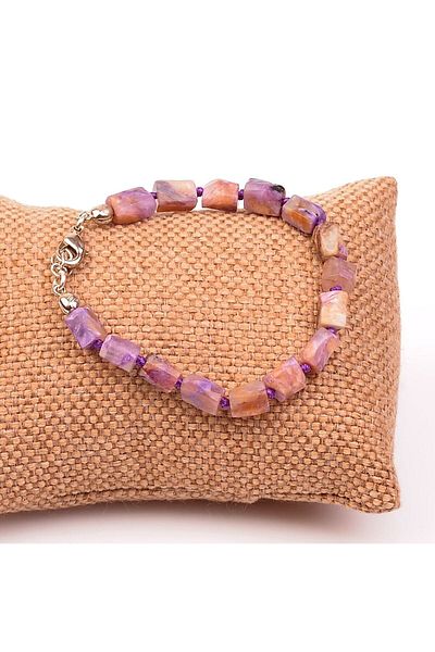 Taş Sandığı Unprocessed Cheroid Stone Bracelet